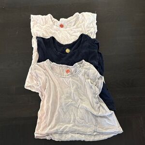 Women’s Daily Practice T Shirts Navy, Grey and White